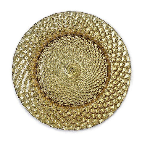 Lauress™ Peacock Charger Plates