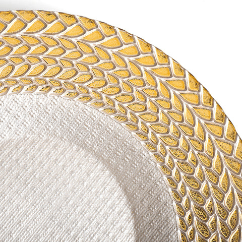 Lauress™ Embossed Round Charger Plate